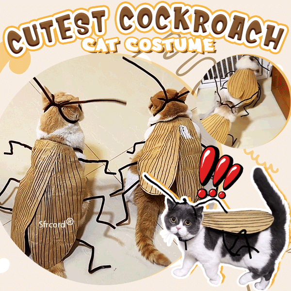 Sfrcord® Fun DIY Cat-Roach Costume