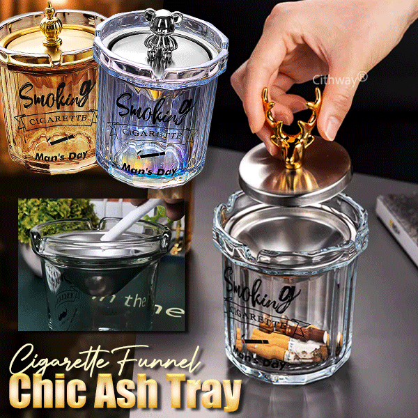 Cithway® Stylish Smoking Funnel Ashtray