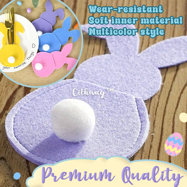 Cithway™ Pastel Easter Rabbit Utensil Bag (4PCS)