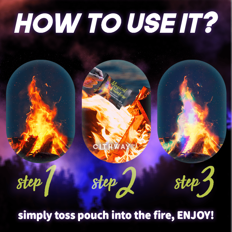 Cithway™ Magical Rainbow Color-Changing Fire Powder