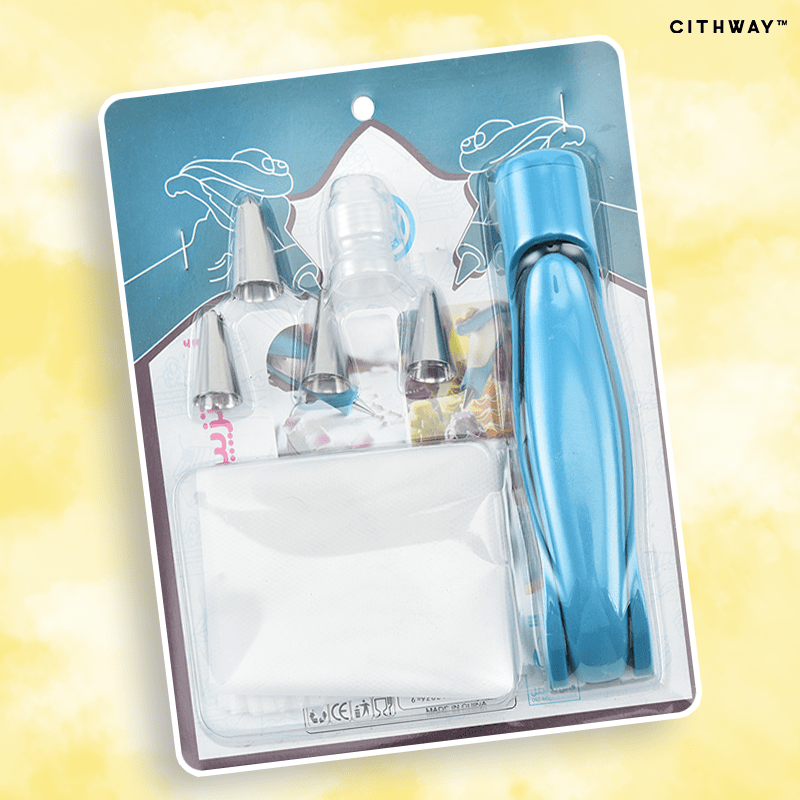 Cithway™ Cake Decorating Piping Pen Tool and Nozzle Set